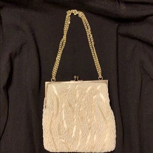 hand beaded vintage evening purse